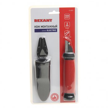 529 р. Нож монтажный c двухсторонней заточкой лезвие 33мм REXANT REXANT 12-4931  с доставкой в г. Кемерово. Увеличить фотографию 1