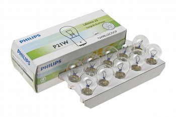 117 р. Лампа 12V P21W BA15s Long Life Eco Vision PHILIPS PHILIPS 12498llecocp  с доставкой в г. Кемерово. Увеличить фотографию 1