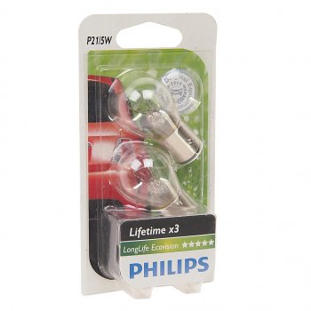 459 р. Лампа 12V P215W BAY15d блистер (2шт.) Long Life Eco Vision PHILIPS PHILIPS 12499llecob2  с доставкой в г. Кемерово. Увеличить фотографию 1