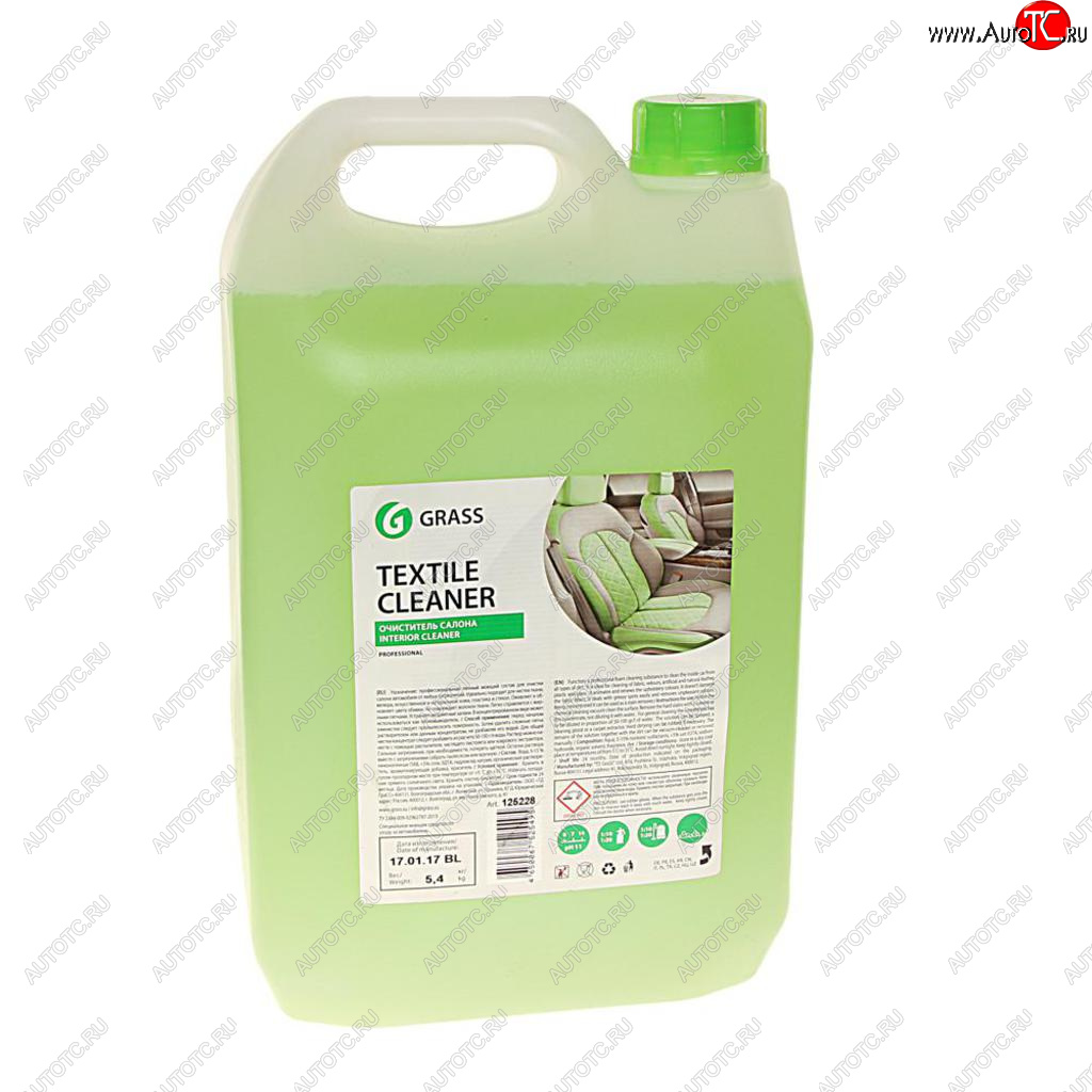 1 179 р. Очиститель салона 5.4кг Textyle Cleaner GRASS GRASS 125228  с доставкой в г. Кемерово