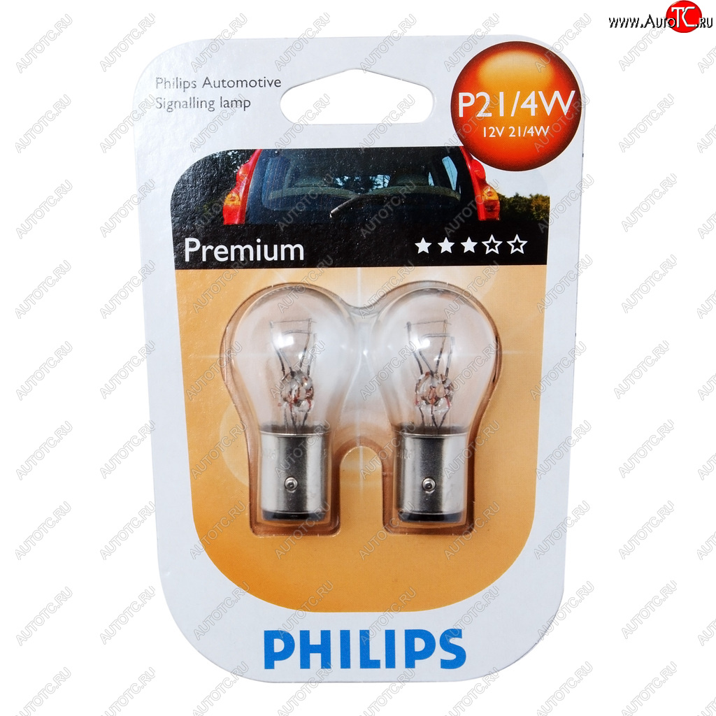277 р. Лампа 12V P214W BAZ15d блистер (2шт.) PHILIPS PHILIPS 12594b2  с доставкой в г. Кемерово