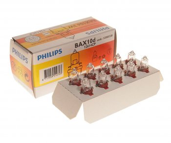 260 р. Лампа 12V 3W BAX10d коричневый патрон PHILIPS PHILIPS 12614cp  с доставкой в г. Кемерово. Увеличить фотографию 1