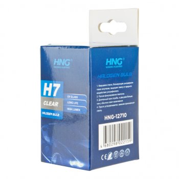 126 р. Лампа 12V H7 100W PX26d Long Life HNG HNG 12710  с доставкой в г. Кемерово. Увеличить фотографию 6