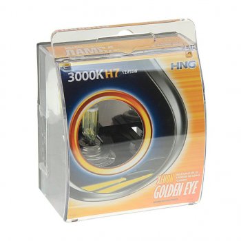 299 р. Лампа 12V H7 55W PX26d 3000К бокс (2шт.) Golden Eye HNG HNG 12755ge2  с доставкой в г. Кемерово. Увеличить фотографию 1