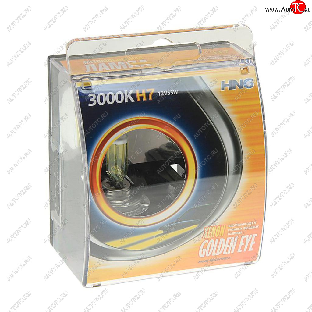 299 р. Лампа 12V H7 55W PX26d 3000К бокс (2шт.) Golden Eye HNG HNG 12755ge2  с доставкой в г. Кемерово