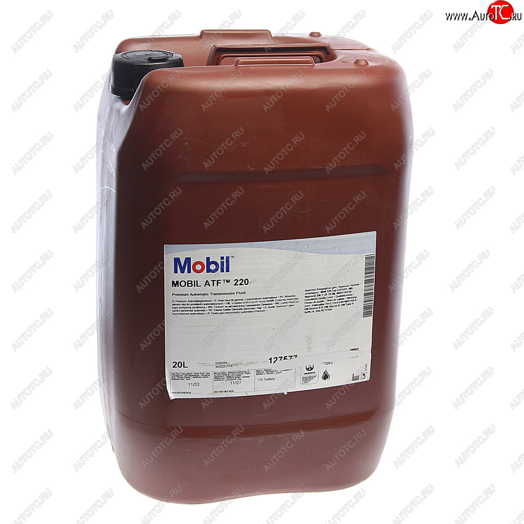 14 999 р. Масло трансмиссионное ATF 220 DEXRON II D 20л MOBIL MOBIL 127577  с доставкой в г. Кемерово