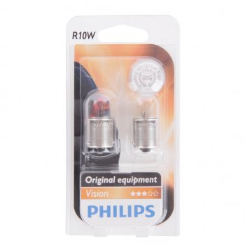 128 р. Лампа 12V R10W BA15s блистер (2шт.) PHILIPS PHILIPS 12814b2  с доставкой в г. Кемерово. Увеличить фотографию 1
