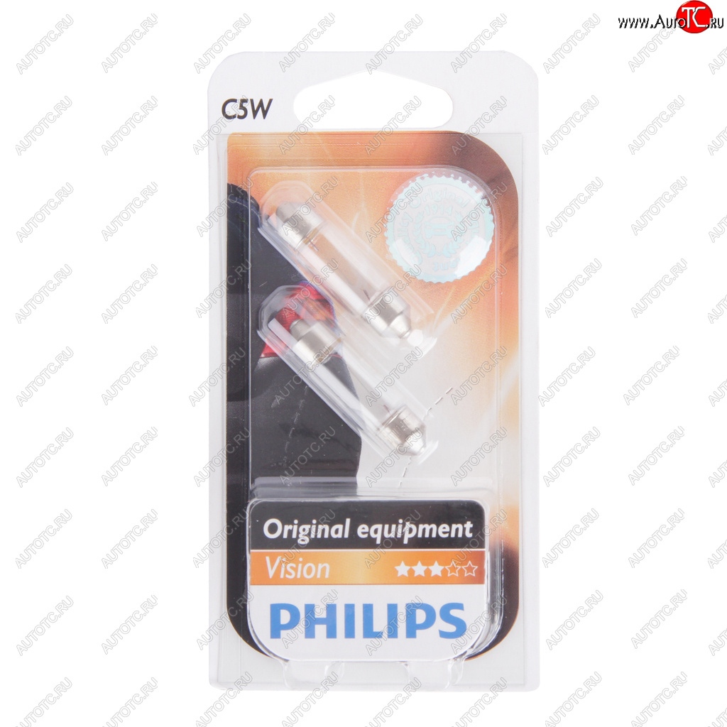 149 р. Лампа 12V C5W SV8.5-8 блистер (2шт.) PHILIPS PHILIPS 12844b2  с доставкой в г. Кемерово