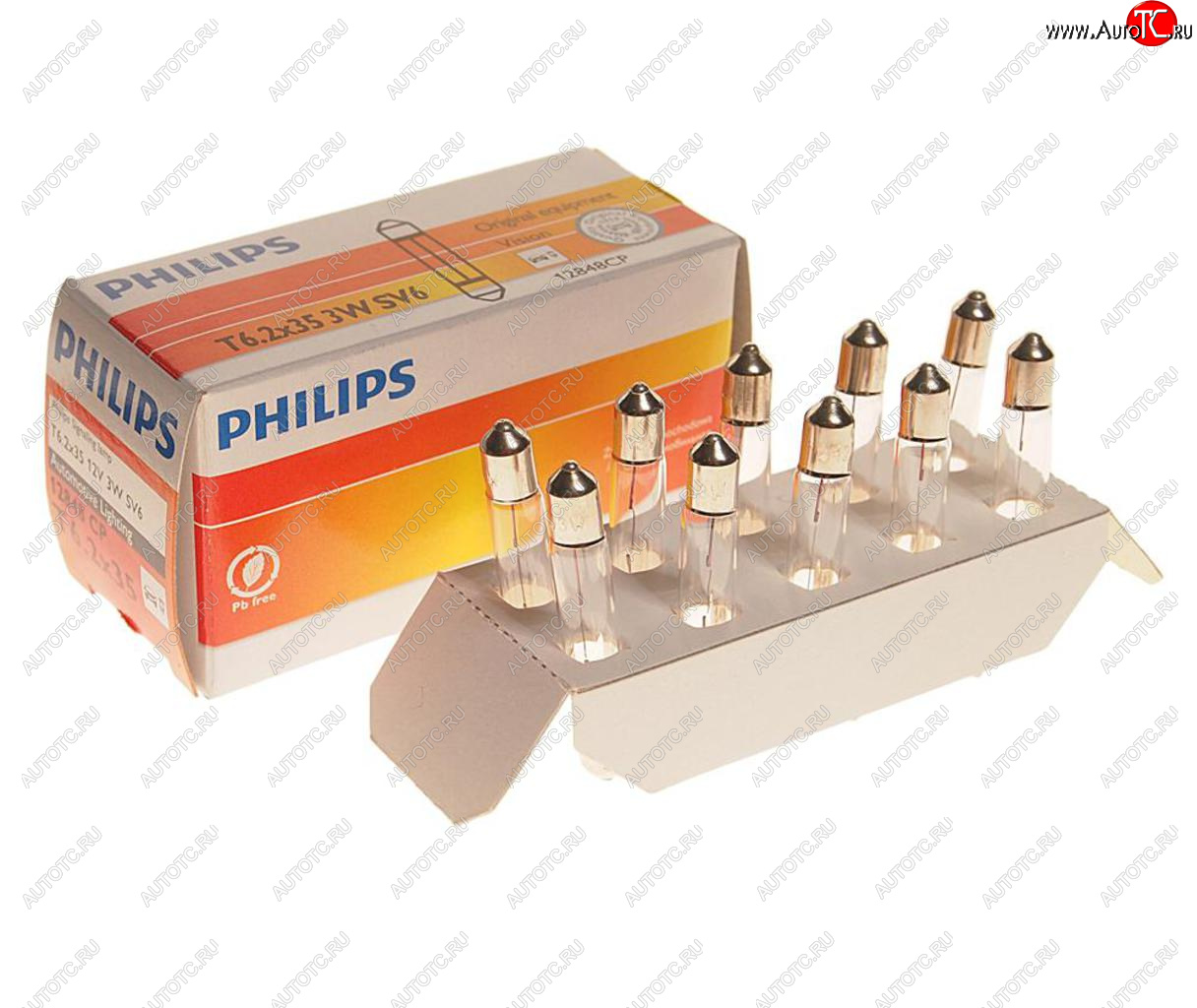 103 р. Лампа 12V C3W SV6 PHILIPS PHILIPS 12848cp  с доставкой в г. Кемерово