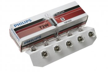 65 р. Лампа 12V 3W BA9s PHILIPS PHILIPS 12910cp  с доставкой в г. Кемерово. Увеличить фотографию 1