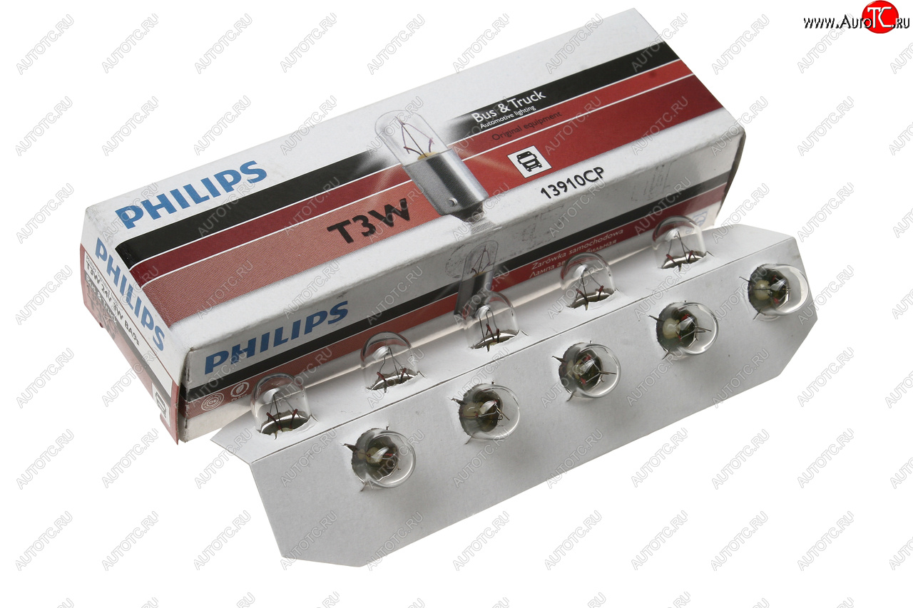 65 р. Лампа 12V 3W BA9s PHILIPS PHILIPS 12910cp  с доставкой в г. Кемерово