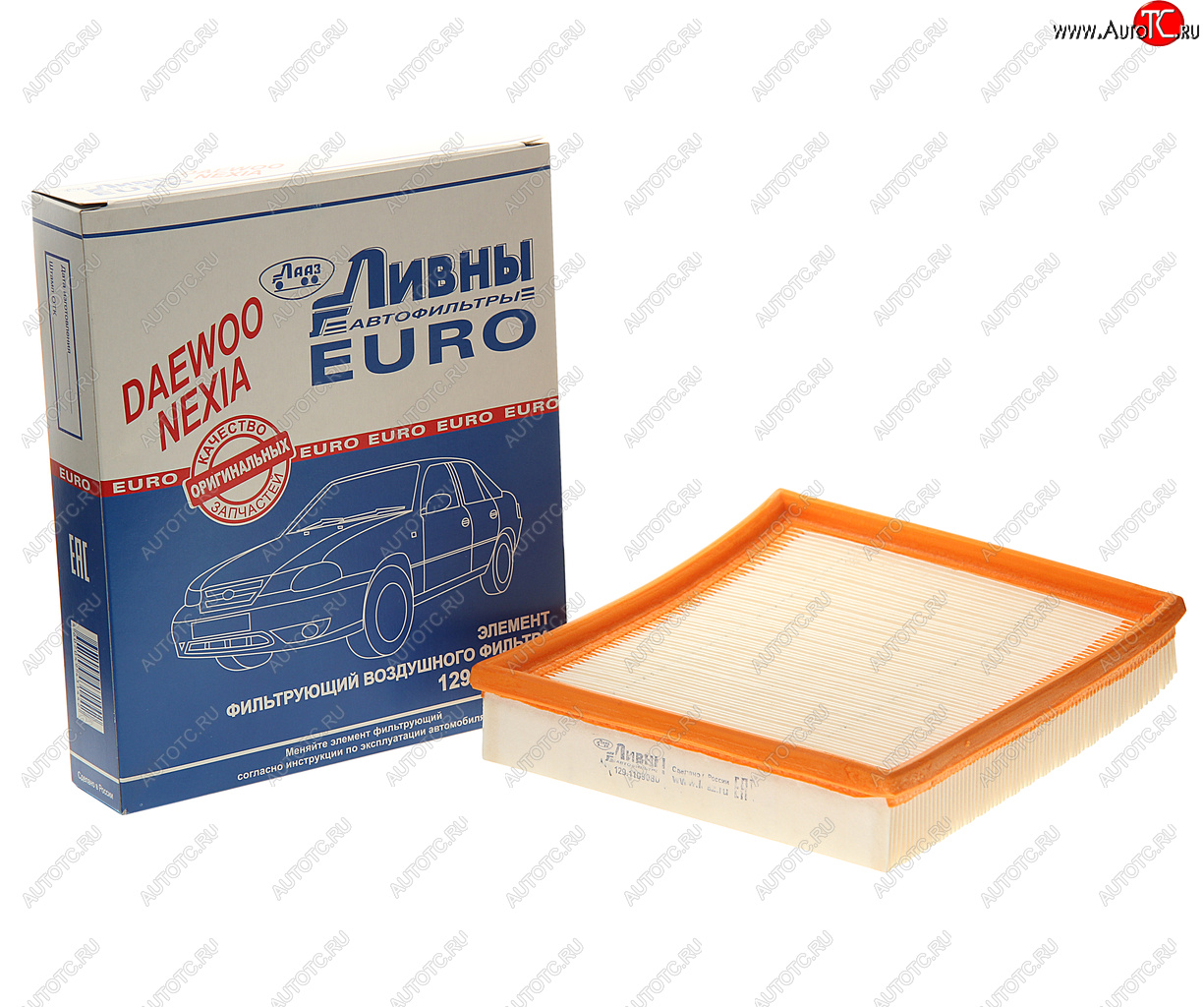 272 р. Фильтр воздушный DAEWOO Nexia,Espero OPEL Kadett E Ливны ЛИВНЫ 129.1109080  с доставкой в г. Кемерово