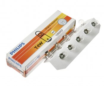 48 р. Лампа 12V T4W BA9s PHILIPS PHILIPS 12929cp  с доставкой в г. Кемерово. Увеличить фотографию 1
