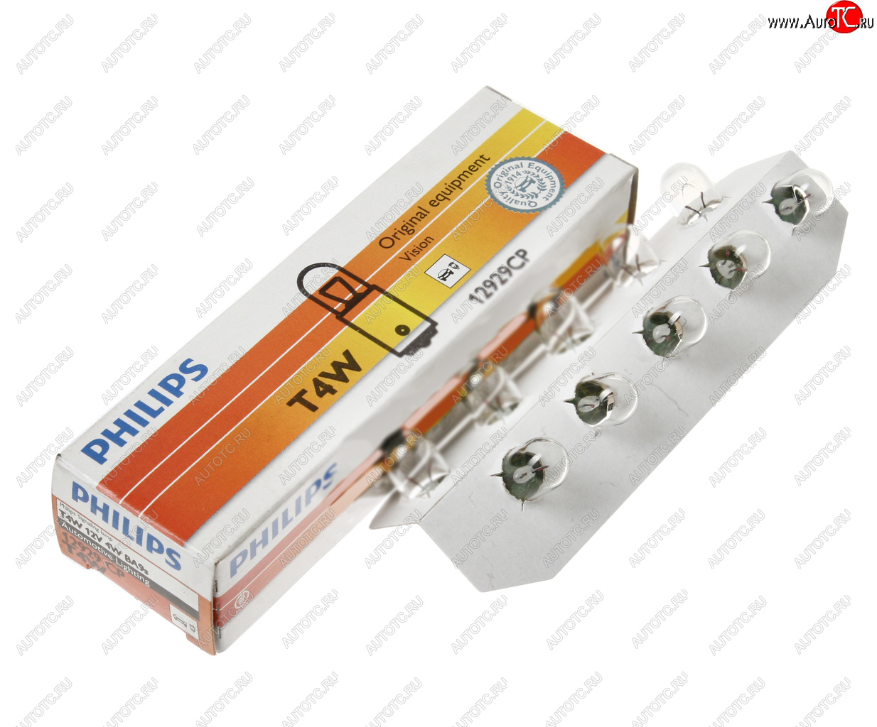48 р. Лампа 12V T4W BA9s PHILIPS PHILIPS 12929cp  с доставкой в г. Кемерово