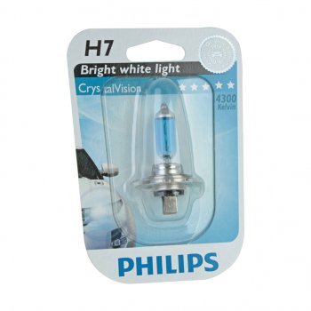 1 439 р. Лампа 12V H7 55W PX26d 4300K блистер (1шт.) Crystal Vision PHILIPS PHILIPS 12972cvb1 PHILIPS 12972cvb1  с доставкой в г. Кемерово. Увеличить фотографию 1