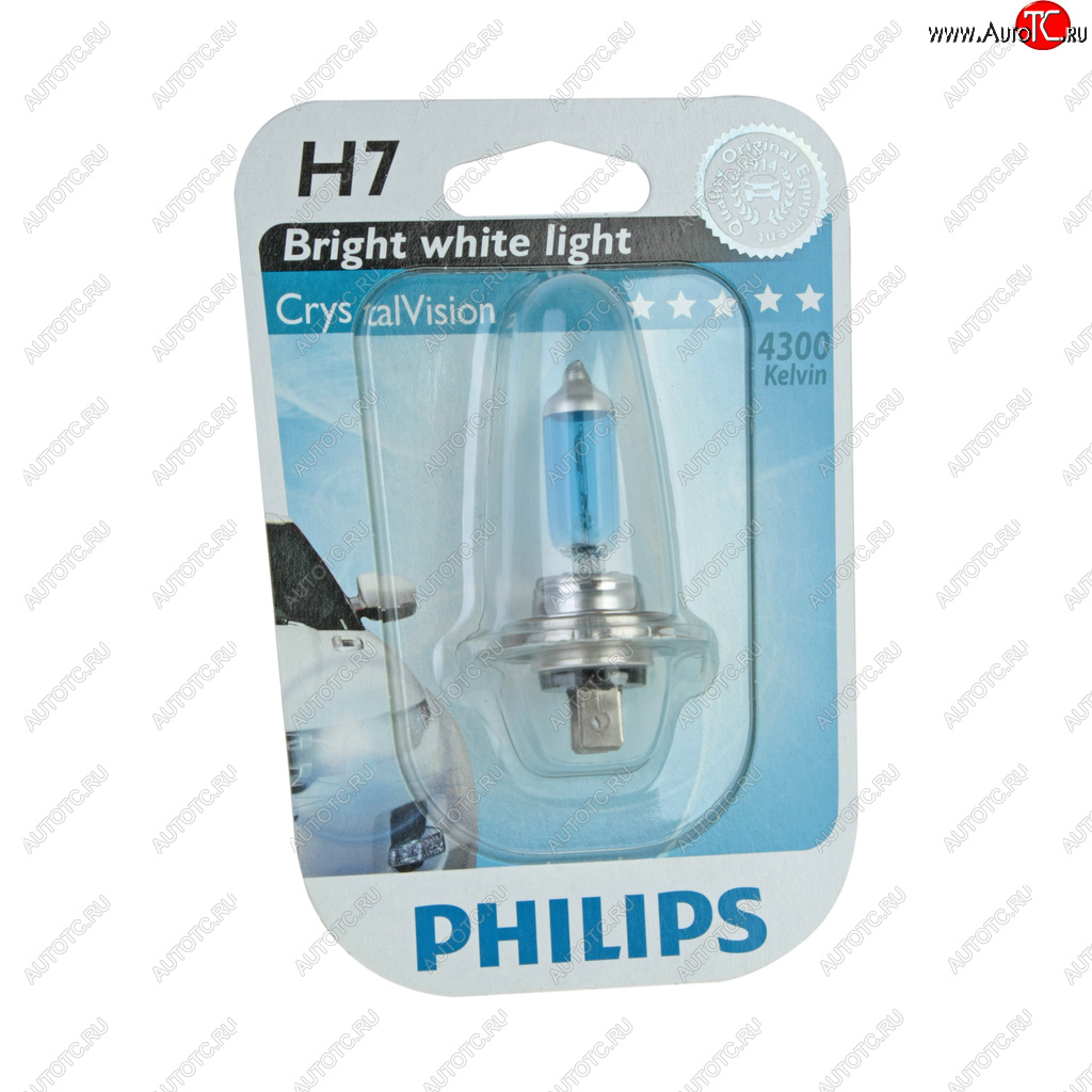 1 439 р. Лампа 12V H7 55W PX26d 4300K блистер (1шт.) Crystal Vision PHILIPS PHILIPS 12972cvb1 PHILIPS 12972cvb1  с доставкой в г. Кемерово