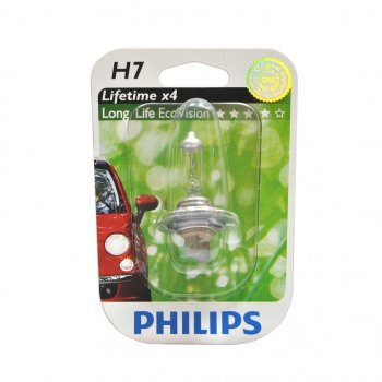 849 р. Лампа 12V H7 55W PX26d блистер (1шт.) Long Life Eco Vision PHILIPS PHILIPS 12972llecob1  с доставкой в г. Кемерово. Увеличить фотографию 1