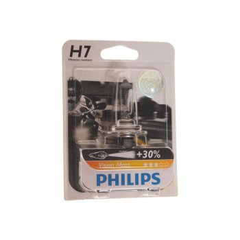 719 р. Лампа 12V H7 55W PX26d +30% блистер (1шт.) Vision Moto PHILIPS PHILIPS 12972prbw  с доставкой в г. Кемерово. Увеличить фотографию 1