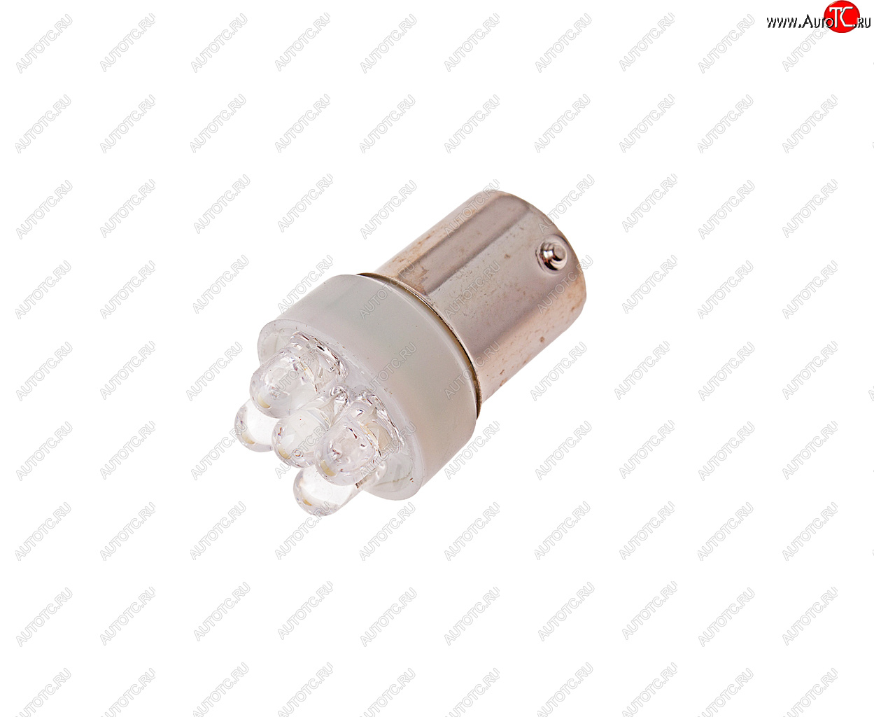157 р. Лампа светодиодная 12V R10W BA15s 5 светодиодов белая МАЯК МАЯК 12t15-w5led  с доставкой в г. Кемерово