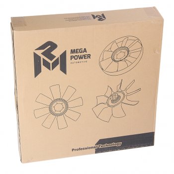 4 089 р. Крыльчатка MAN F2000,TGA,TGS,TGX вентилятора (9 лопастей, d=705мм) MEGAPOWER MEGAPOWER 130-12-081  с доставкой в г. Кемерово. Увеличить фотографию 4