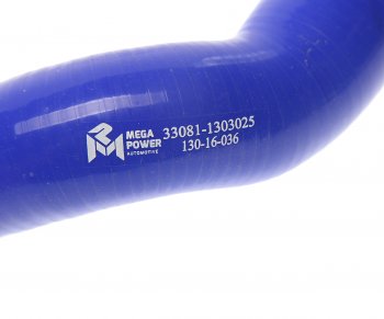 399 р. Патрубок ГАЗ-33081,3309 радиатора отводящий нижний силикон MEGAPOWER MEGAPOWER 130-16-036  с доставкой в г. Кемерово. Увеличить фотографию 3
