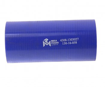 369 р. Патрубок КАМАЗ радиатора нижний (L=130мм,d=50) силикон MEGAPOWER MEGAPOWER 130-16-058  с доставкой в г. Кемерово. Увеличить фотографию 2
