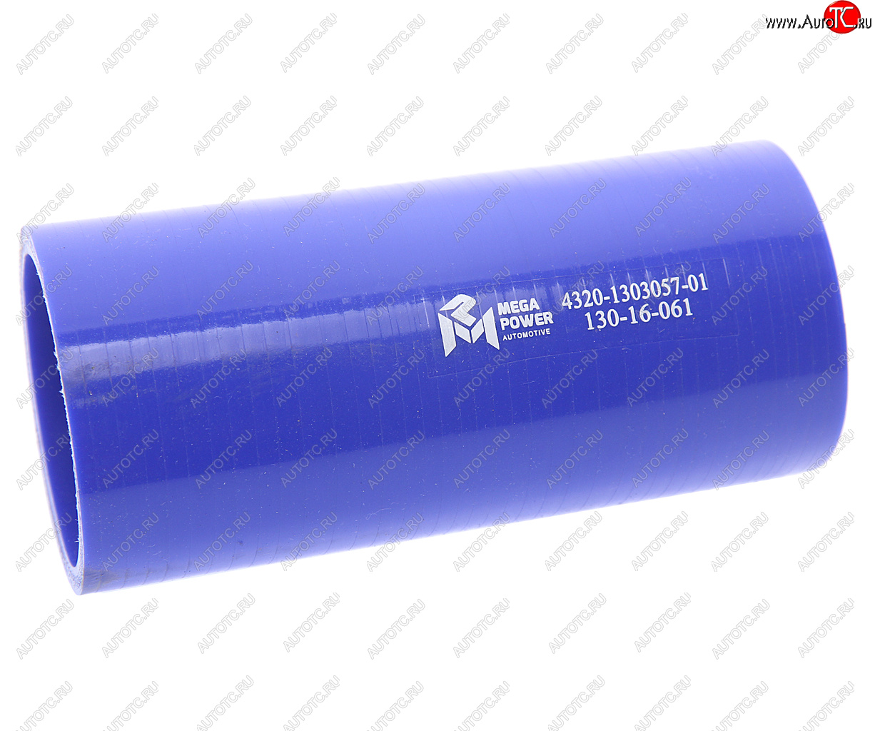 449 р. Патрубок УРАЛ радиатора нижний (L=150мм,d=60) силикон MEGAPOWER MEGAPOWER 130-16-061  с доставкой в г. Кемерово