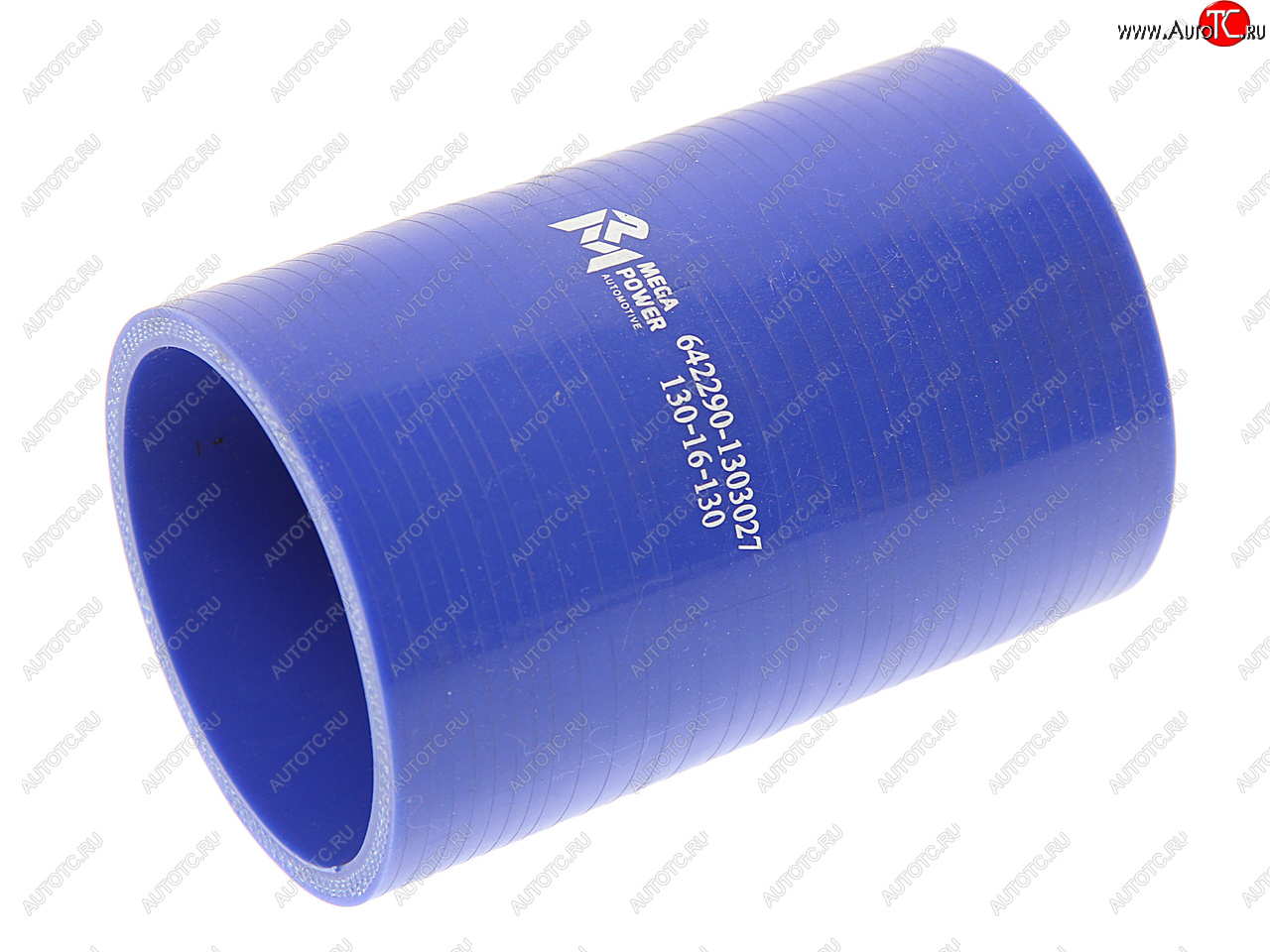 399 р. Патрубок МАЗ радиатора нижний (L=120мм,d=70) силикон MEGAPOWER MEGAPOWER 130-16-130  с доставкой в г. Кемерово