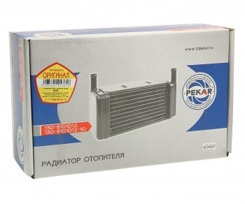 4 599 р. Радиатор отопителя ЗИЛ-130 алюминиевый 2-х рядный с бачком PEKAR PEKAR 130-8101012-02  с доставкой в г. Кемерово. Увеличить фотографию 3