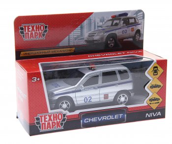 799 р. Модель автомобиля CHEVROLET Niva металлическая ТЕХНОПАРК ТЕХНОПАРК 132050132067178195 ТЕХНОПАРК 132050132067178195  с доставкой в г. Кемерово. Увеличить фотографию 1