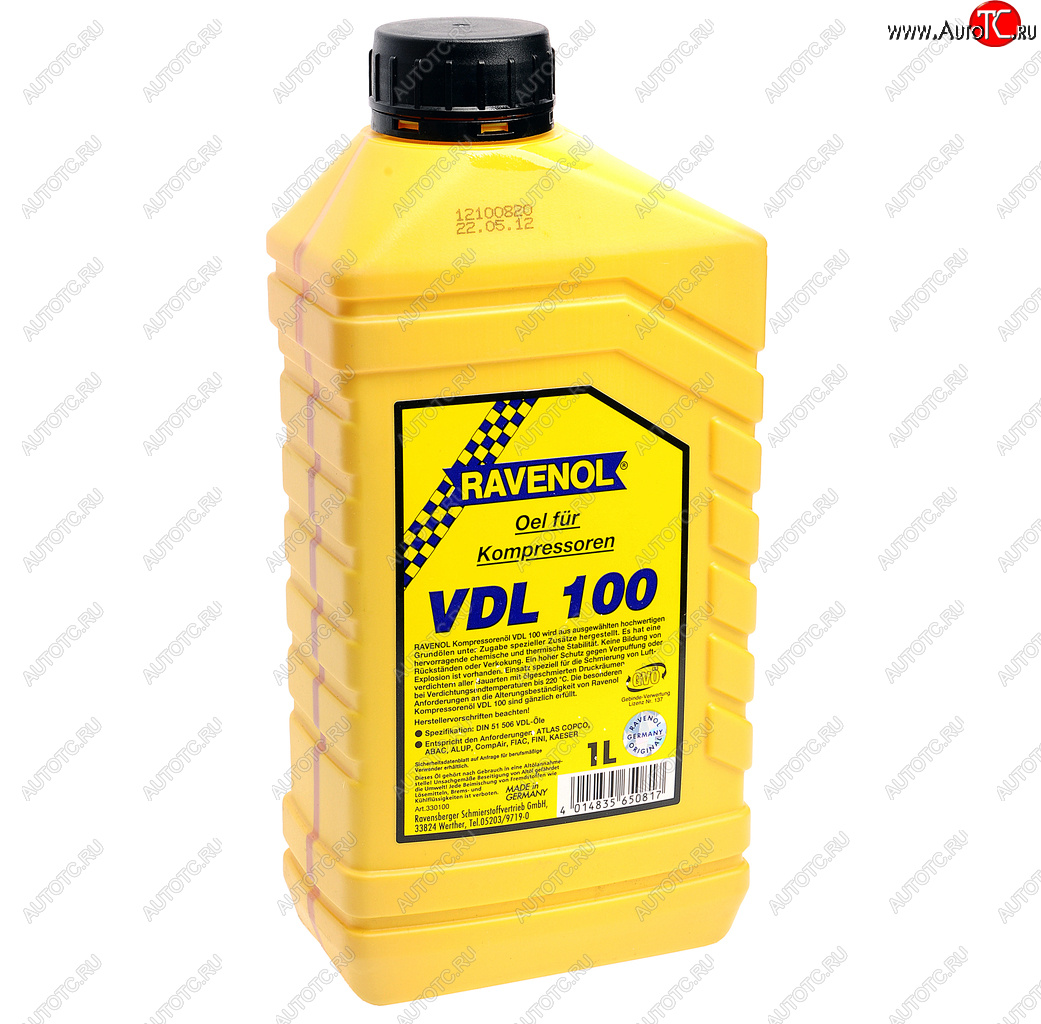 1 199 р. Масло компрессорное VDL-100 1л RAVENOL RAVENOL 1330100-001  с доставкой в г. Кемерово
