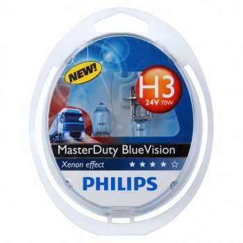 1 859 р. Лампа 24V H3 70W PK22s бокс (2шт.) Master Duty Blue Vision PHILIPS PHILIPS 13336mdbvs2  с доставкой в г. Кемерово. Увеличить фотографию 1