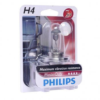 499 р. Лампа 24V H4 7570W P43t-38 блистер (1шт.) Master Duty PHILIPS PHILIPS 13342mdb1  с доставкой в г. Кемерово. Увеличить фотографию 1