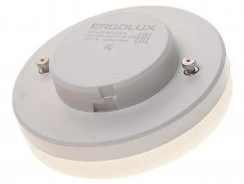 99 р. Лампа светодиодная GX53 9W(80W) 220V теплый ERGOLUX ERGOLUX 13514  с доставкой в г. Кемерово. Увеличить фотографию 2