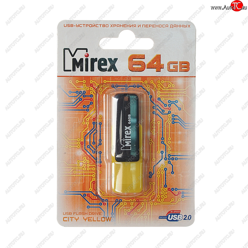 589 р. Карта памяти USB 64GB MIREX MIREX 13600-fmucyl64  с доставкой в г. Кемерово