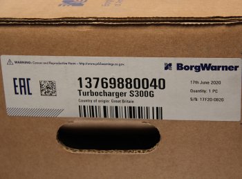 112 999 р. Турбокомпрессор ЯМЗ-651.10 ЕВРО-4 BORG WARNER № BORG WARNER 13769880040  с доставкой в г. Кемерово. Увеличить фотографию 9