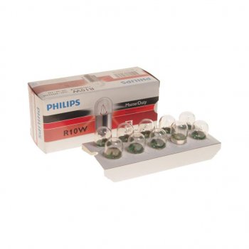 87 р. Лампа 24V R10W BA15s Master Duty PHILIPS PHILIPS 13814mdcp  с доставкой в г. Кемерово. Увеличить фотографию 1