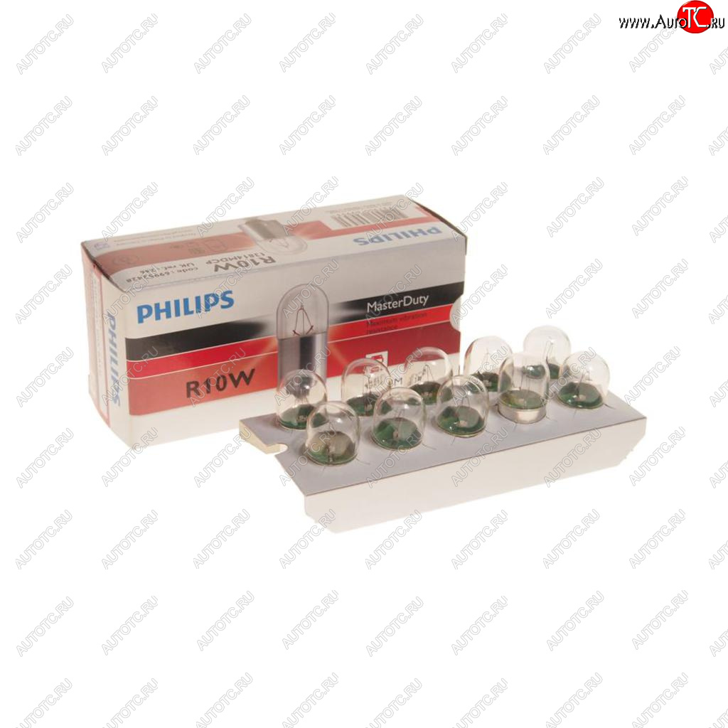 87 р. Лампа 24V R10W BA15s Master Duty PHILIPS PHILIPS 13814mdcp  с доставкой в г. Кемерово