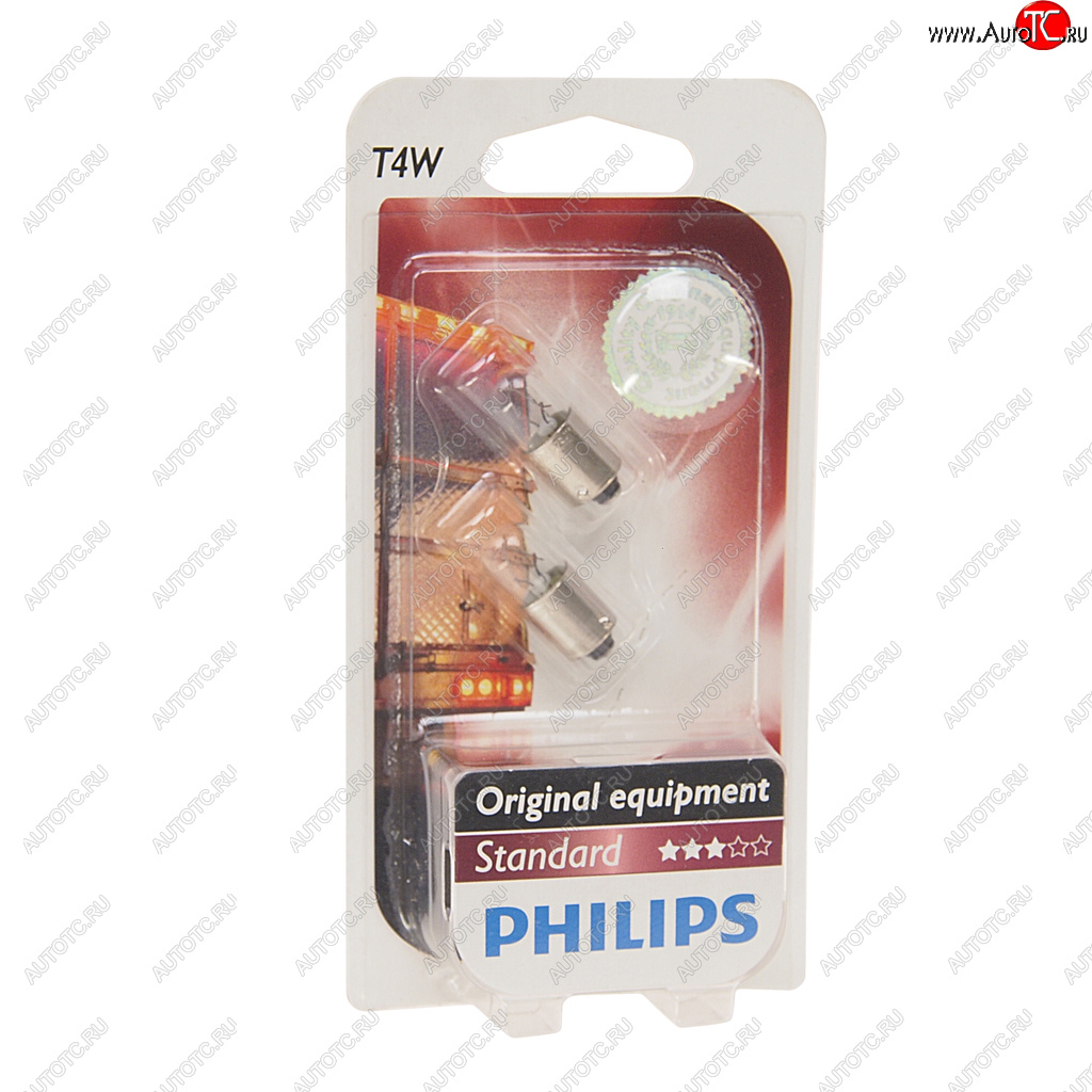 128 р. Лампа 24V T4W BA9s блистер (2шт.) PHILIPS PHILIPS 13929b2  с доставкой в г. Кемерово