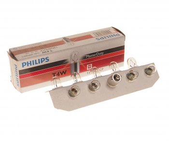63 р. Лампа 24V T4W BA9s Master Duty PHILIPS PHILIPS 13929mdcp  с доставкой в г. Кемерово. Увеличить фотографию 1