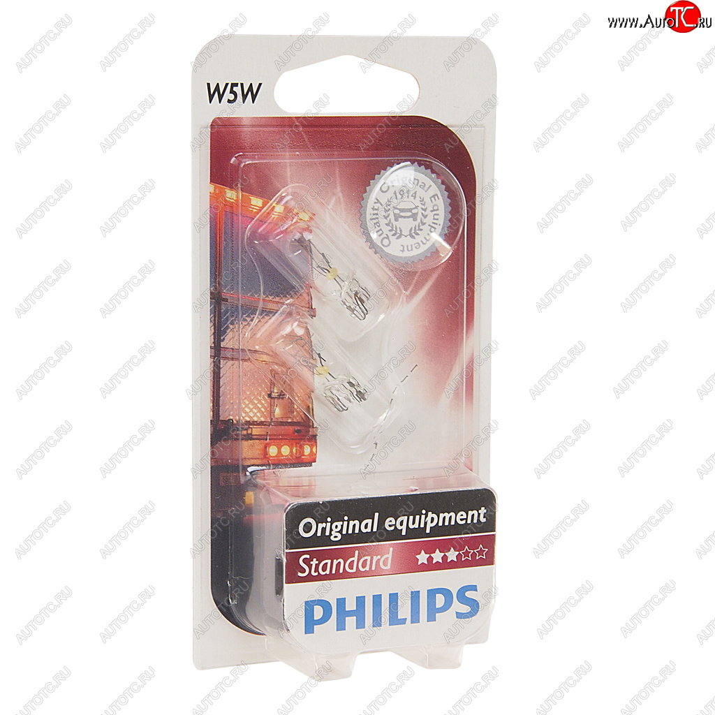 142 р. Лампа 24V W5W T10W W2.1x9.5d блистер (2шт.) PHILIPS PHILIPS 13961b2  с доставкой в г. Кемерово
