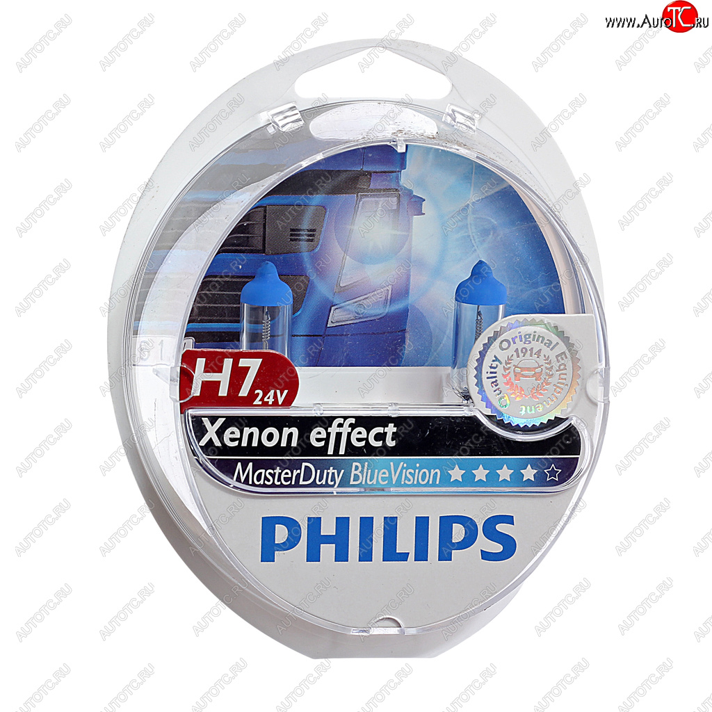 4 849 р. Лампа 24V H7 70W PX26d бокс (2шт.) Master Duty Blue Vision PHILIPS PHILIPS 13972mdbvs2  с доставкой в г. Кемерово
