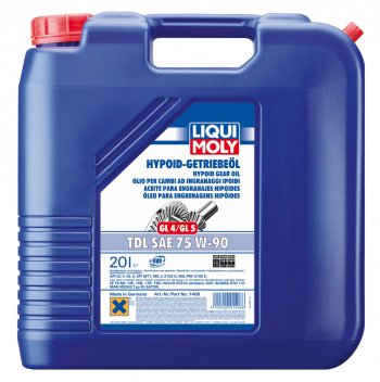 40 999 р. Масло трансмиссионное TDL GL45 75W90 псинт.20л LIQUI MOLY LIQUI MOLY 1408  с доставкой в г. Кемерово. Увеличить фотографию 1
