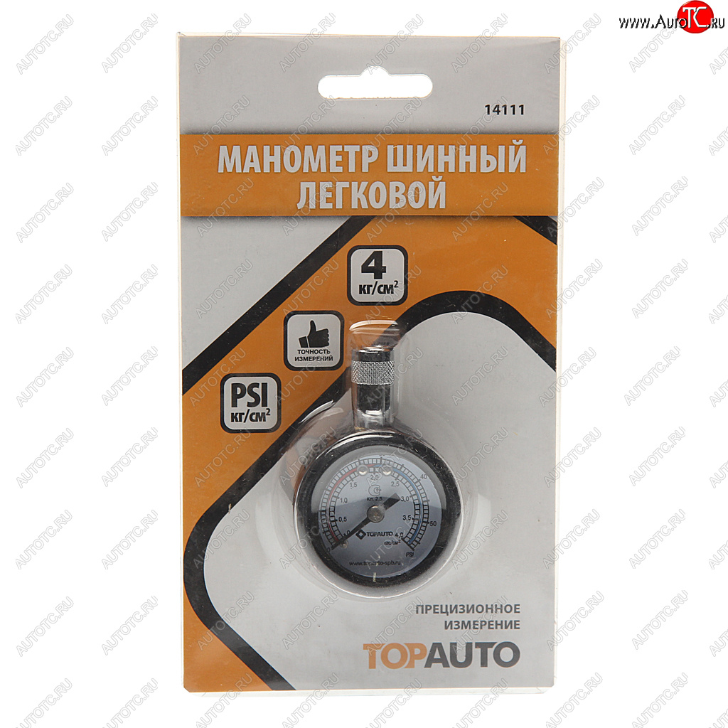 419 р. Манометр шинный легковой автомобиль 4атм. ДРУГ ТОП АВТО ТОП АВТО 14111  с доставкой в г. Кемерово