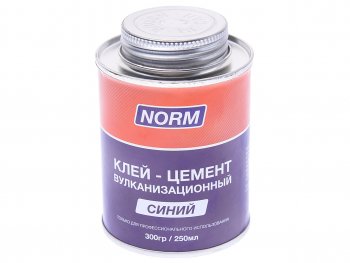 689 р. Клей резиновый самовулканизующийся 240мл (цемент, синий) НОРМ НОРМ 14-551  с доставкой в г. Кемерово. Увеличить фотографию 1