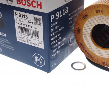 879 р. Фильтр масляный BMW 3 (E46),5 (E39),7 (E38),X5 (E53) LAND ROVER Range Rover 3 (02-) (DTDI) BOSCH BOSCH 1457429118  с доставкой в г. Кемерово. Увеличить фотографию 2