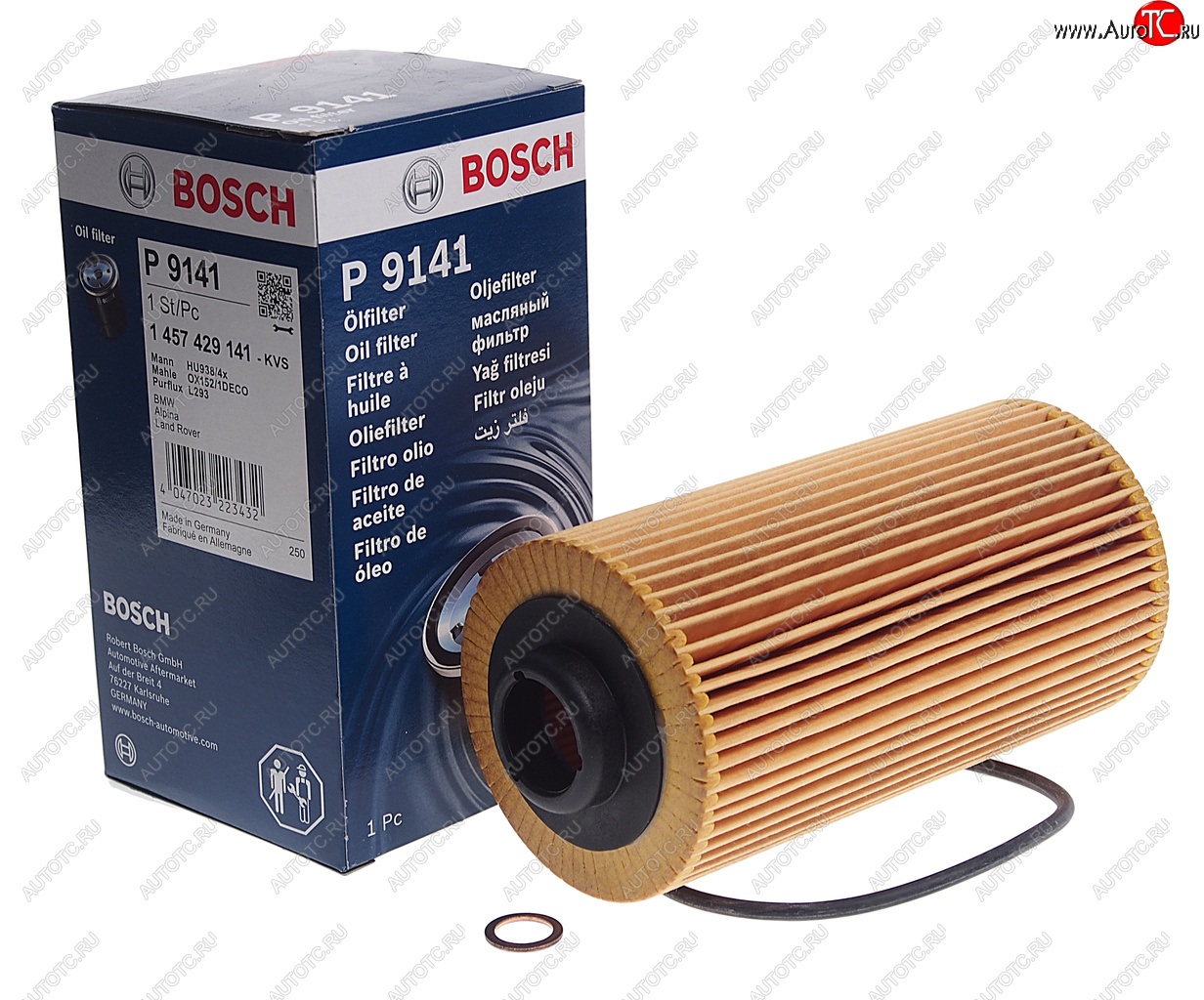1 059 р. Фильтр масляный BMW E38/53 X5 BOSCH BOSCH 1457429141 BOSCH 1457429141  с доставкой в г. Кемерово
