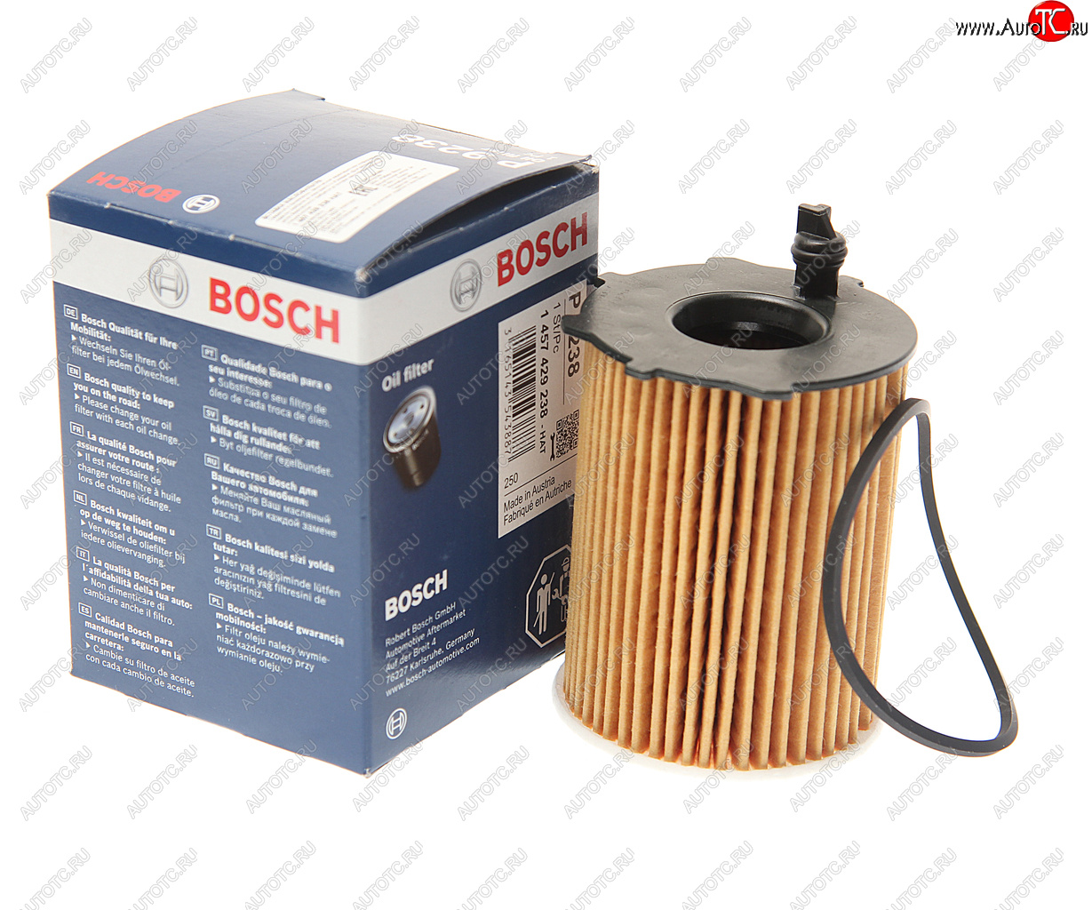 629 р. Фильтр масляный FORD Focus (11-),Mondeo (07-) (1.6 TDCI) BOSCH BOSCH 1457429238 BOSCH 1457429238  с доставкой в г. Кемерово