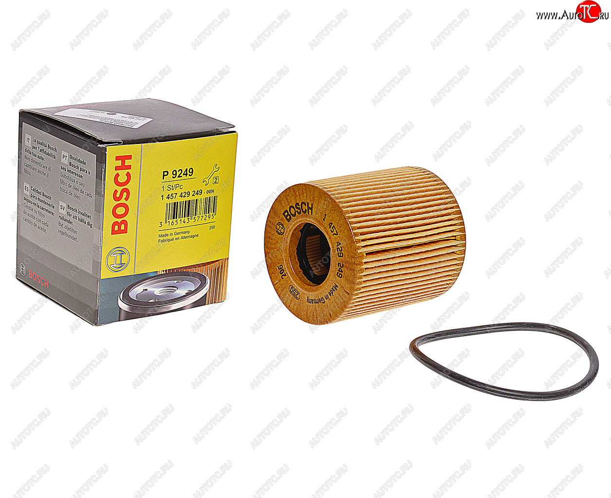 569 р. Фильтр масляный PEUGEOT Boxer CITROEN C2-C8,Jumper FIAT Ducato FORD Transit (06-),Mondeo BOSCH BOSCH 1457429249  с доставкой в г. Кемерово