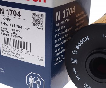 649 р. Фильтр топливный MERCEDES (W202,W210,W163,W220) (TDI) BOSCH BOSCH 1457431704  с доставкой в г. Кемерово. Увеличить фотографию 2